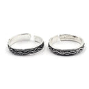 925 Sterling Silver Multicolor Toe-rings - Design