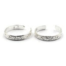 925 Sterling Silver Multicolor Toe-rings - Design
