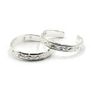 925 Sterling Silver Multicolor Toe-rings - Design
