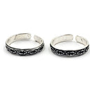 925 Sterling Silver Multicolor Toe-rings - Design