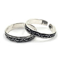 925 Sterling Silver Multicolor Toe-rings - Design