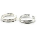 925 Sterling Silver Multicolor Toe-rings - Design