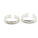 925 Sterling Silver Multicolor Toe-rings - Design