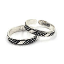 925 Sterling Silver Multicolor Toe-rings - Design