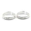 925 Sterling Silver Multicolor Toe-rings - Design