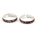 925 Sterling Silver Multicolor Toe-rings - Design