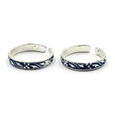 925 Sterling Silver Multicolor Toe-rings - Design