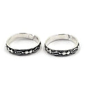 925 Sterling Silver Multicolor Toe-rings - Design
