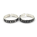 925 Sterling Silver Multicolor Toe-rings - Design
