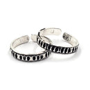 925 Sterling Silver Multicolor Toe-rings - Design