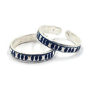 925 Sterling Silver Multicolor Toe-rings - Design