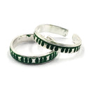 925 Sterling Silver Multicolor Toe-rings - Design