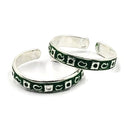 925 Sterling Silver Multicolor Toe-rings - Design