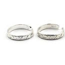 925 Sterling Silver Multicolor Toe-rings - Design