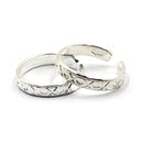 925 Sterling Silver Multicolor Toe-rings - Design