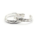 925 Sterling Silver Multicolor Toe-rings - Design