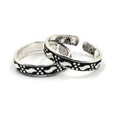 925 Sterling Silver Multicolor Toe-rings - Design