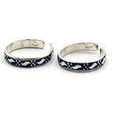925 Sterling Silver Multicolor Toe-rings - Design