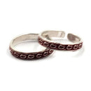 925 Sterling Silver Multicolor Toe-rings - Design