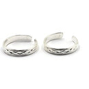 925 Sterling Silver Multicolor Toe-rings - Design