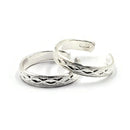 925 Sterling Silver Multicolor Toe-rings - Design