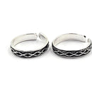 925 Sterling Silver Multicolor Toe-rings - Design
