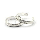 925 Sterling Silver Multicolor Toe-rings - Design
