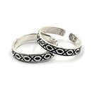 925 Sterling Silver Multicolor Toe-rings - Design