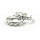 925 Sterling Silver Multicolor Toe-rings - Design