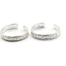 925 Sterling Silver Multicolor Toe-rings - Design