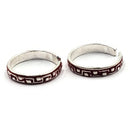 925 Sterling Silver Multicolor Toe-rings - Design