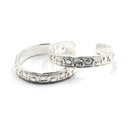 925 Sterling Silver Multicolor Toe-rings - Design