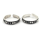 925 Sterling Silver Multicolor Toe-rings - Design