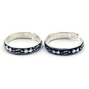 925 Sterling Silver Multicolor Toe-rings - Design