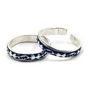 925 Sterling Silver Multicolor Toe-rings - Design
