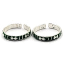 925 Sterling Silver Multicolor Toe-rings - Design