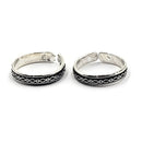 925 Sterling Silver Multicolor Toe-rings - Design