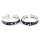 925 Sterling Silver Multicolor Toe-rings - Design