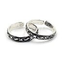 925 Sterling Silver Multicolor Toe-rings - Design