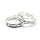 925 Sterling Silver Multicolor Toe-rings - Design