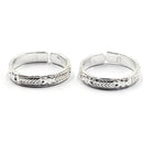 925 Sterling Silver Multicolor Toe-rings - Design