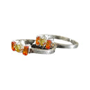 925 Sterling Silver CZ Toe-rings - Design