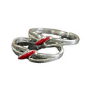 925 Sterling Silver Enamel Toe-rings - Design