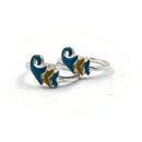925 Sterling Silver Enamel Toe-rings - Design