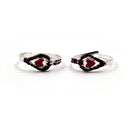 925 Sterling Silver Enamel Toe-rings - Design