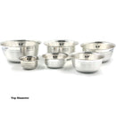 999 Pure Silver Hallmarked 70ml SMALL Bowl & Spoon for Kids - 2.5-inch Set