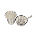 999 Pure Silver Hallmarked 300ml Glass, 200ml Bowl & Spoon for Kids / Youth -3.75 inch Set