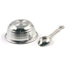 999 Pure Silver Hallmarked 70ml SMALL Bowl & Spoon for Kids - 2.5-inch Set