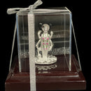 999 Pure Silver Lord Vishnu (Satya Narayan) – 2.5-Inch-Tall Statue / Murti (Figurine