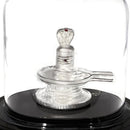 999 Pure Silver Shiva Lingam idol - 2.0-inch Tall Statue / Murti (Figurine